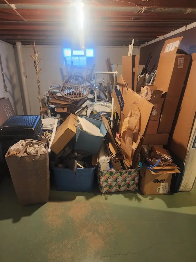 Roll-off dumpster container at job site for Concrete Dumpster Rental in Rosemead